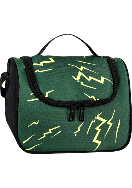 Waddell Lisanslı Maycraft Creeper Temalı Anaokul , Kreş Çantası ısı Yalıtımlı termal beslenme çantası 2li set