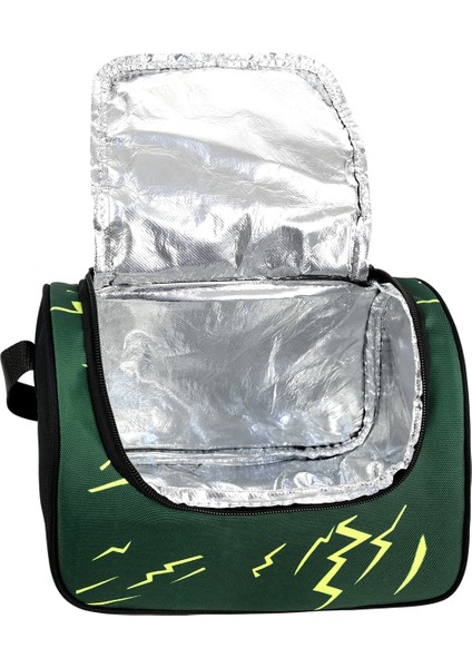 Waddell Lisanslı Maycraft Creeper Temalı Anaokul , Kreş Çantası ısı Yalıtımlı termal beslenme çantası 2li set