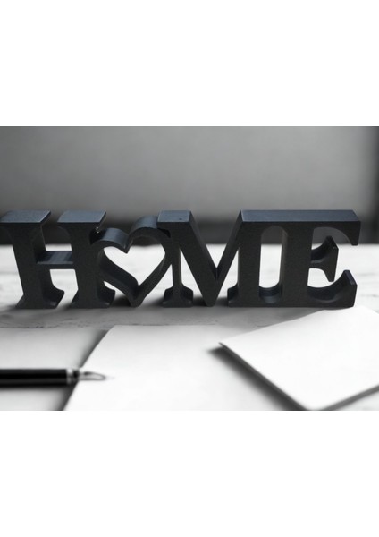 Home Yazısı Ev Dekoratif Obje Home Biblo