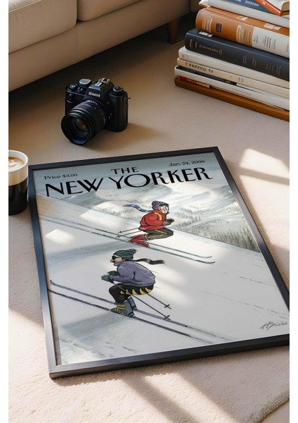 The New Yorker Çerçeveli Tablo January 24 2000 - Kayak Keyfi Tablosu fiyatları