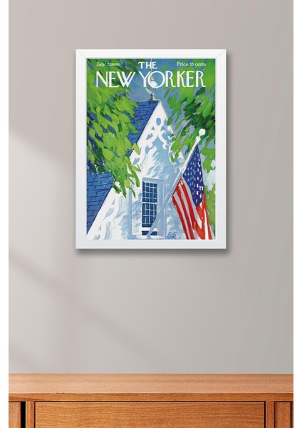 The New Yorker Çerçeveli Tablo July 2 1966 - Amerikan Rüyası Tablosu fiyatları