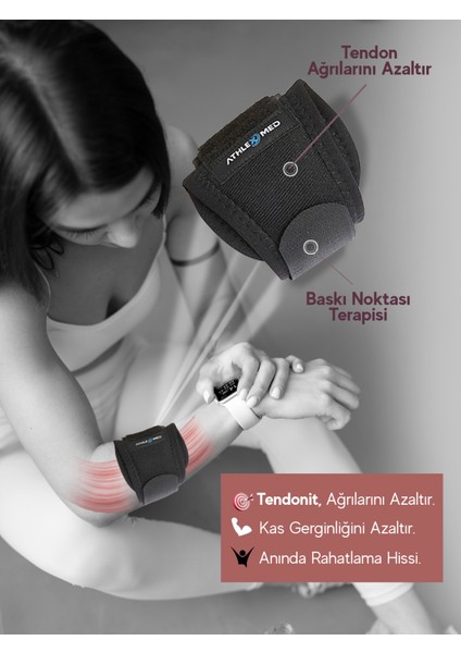 Epikondilit Bandajı – Ayarlanabilir Tenisçi Dirseği Bandı | Golfçü Dirseği, Dirsek Tendiniti, Spor Yaralanmaları ve Günlük Kullanım Için Ortopedik Dirsek Desteği fiyatları