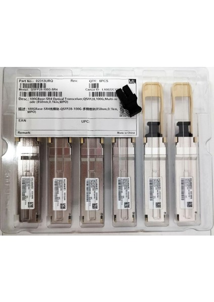 02313URQ QSFP28-100G-SR4 100GBASE-SR4 Optik Transceiver – 100G, 850NM, Mpo, Multi Modlu modelleri