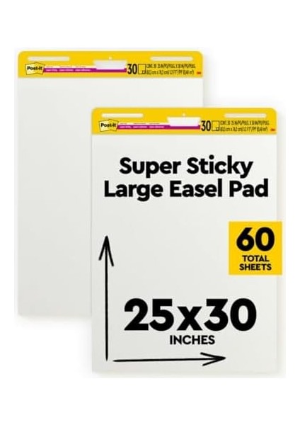 Kendinden Yapışkanlı Şövale Pedi, 63,5 x 76,2 Cm, 76,2 - Yaprak Pedi (2 Paket) fiyatları