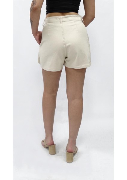 Kadın Etekli Mini Kot Şort modelleri