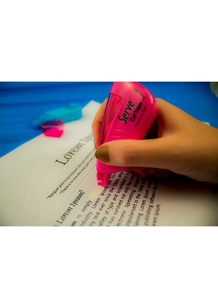 Cortape Şerit Silici 5 Mm*8mt Fosforlu Pembe Tekli Blister fiyatları