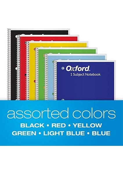 Spiral Defter - 6'lı Set, Geniş Çizgili modelleri