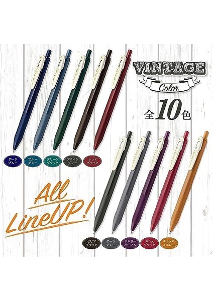 Sarasa Clip Vintage Seri 1 Set 0,5mm 5 Li Pet fiyatları