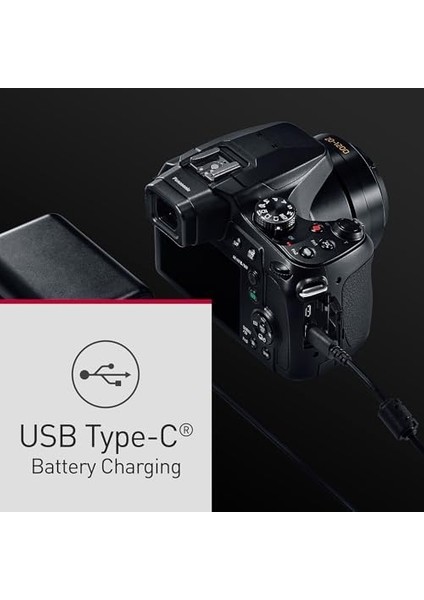 Lumix DC-FZ82DE-K Köprü Kamera, 20-1200 mm F2.8-5.9 Lens, 18.1mp, 4K Video ve Fotoğraf, OLED Canlı Görünüm Bulucu, LCD Dokunmatik Ekran, Usb-C, Siyah fiyatları