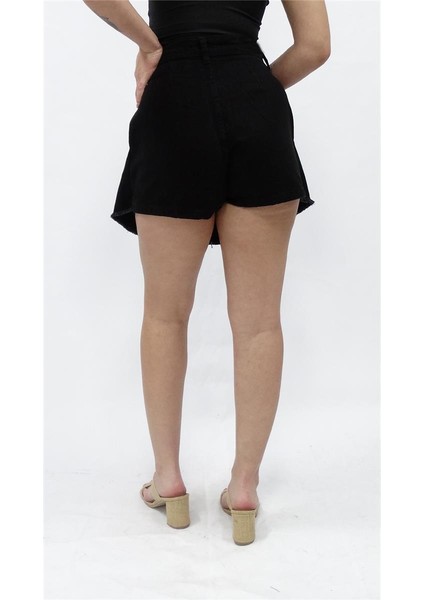 Kadın Etekli Mini Kot Şort modelleri