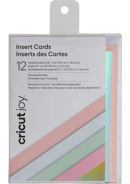 2007259 Joy Insert Kartı 12Lİ Paket 10.8X14CM Prıncess