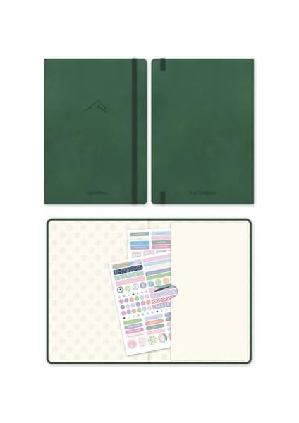 Bullet Journal Noktalı Defter 140 Gr. 80 Yaprak Forest modelleri