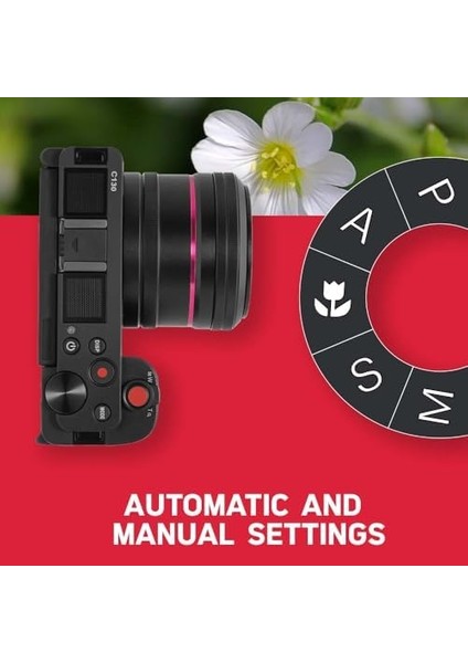 Realishot C130 Kompakt Kamera, Cmos Sensör, Diyafram F/1.8-2.6, Iso 100-3200, Otomatik Odaklama, LCD Ekran, Harici Sd Bellek, Şarj Edilebilir Pil, Siyah modelleri