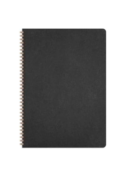 Siyah Kraft Karton Kapak 70 Yaprak 110 Gram Çizgili Not Defteri modelleri