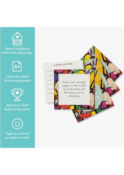 Çocuklar Için Thoughtfulls - Çılgınca Harikasınız 3'lü Paket, Sen Rock, Seni Seviyorum - 90 Çocuklarla Paylaşmak Için Açılır Kartlar, Her Birinin Içinde Farklı Bir Ilham Verici Mesaj Var modelleri