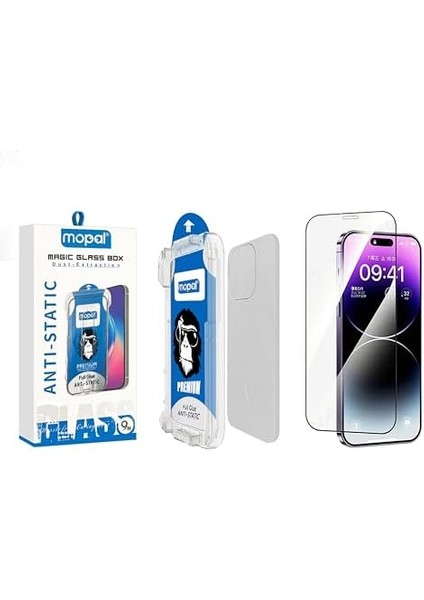 iPhone 16 Pro Uyumlu Anti-Static Uygulama Aparatlı 9h Cam Telefon Ekran Koruyucu fiyatları