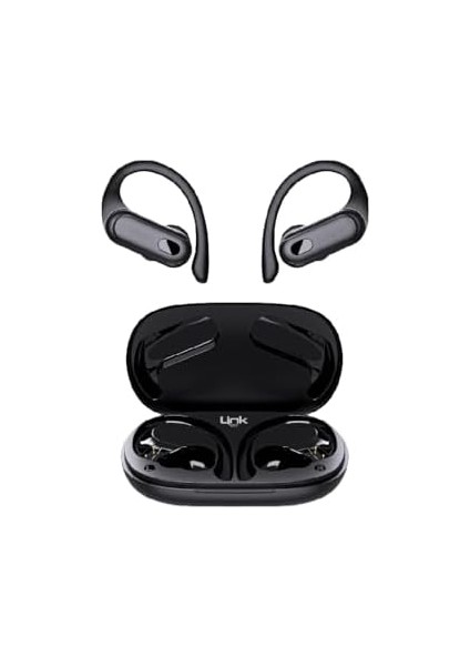 S28 Tws Spor Kancalı Bluetooth Kulaklık Siyah modelleri