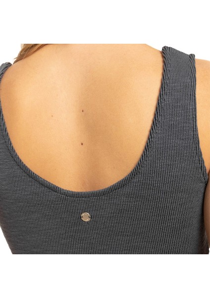 Kadın Tank Top Time To Move Siyah