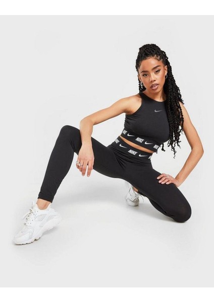 NSW Club Yüksek Bel Leggings Kadın Siyah Tayt
