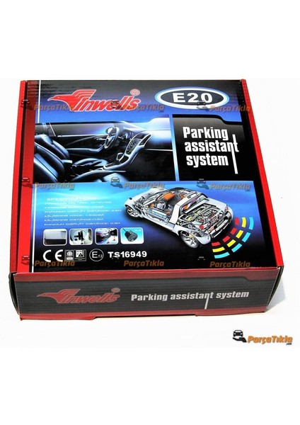 Park Sensoru E20 Sıyah 22MM (Ekransız - Ses Ikazlı)