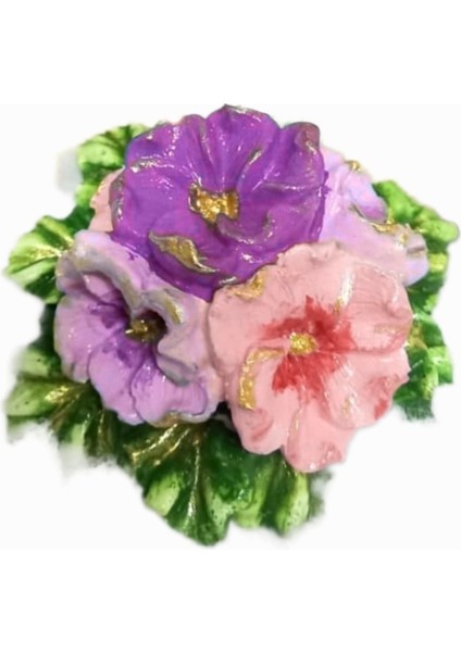 Orman Gülü Çiçeği 3D Çiçek 10CM Silikon Kalıp K-096