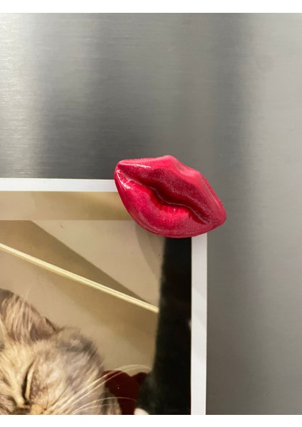 Dekoratif Buzdolabı Magnet Seti – Kalpli ve Dudaklı Fotoğraf Not Tutucu Magnet, Polaroid Tutucu Hediyelik Magnetler modelleri