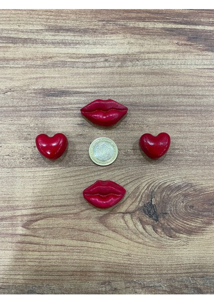 Dekoratif Buzdolabı Magnet Seti – Kalpli ve Dudaklı Fotoğraf Not Tutucu Magnet, Polaroid Tutucu Hediyelik Magnetler fırsatları