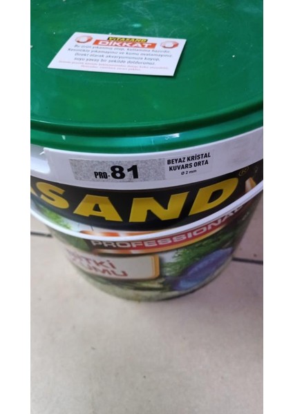 Pro-81 Kristal Beyaz Kuvars 0,2 mm - 19KG Kova
