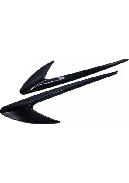 Fiat Doblo Uyumlu Çamurluk Venti Sağ Sol Parlak Siyah