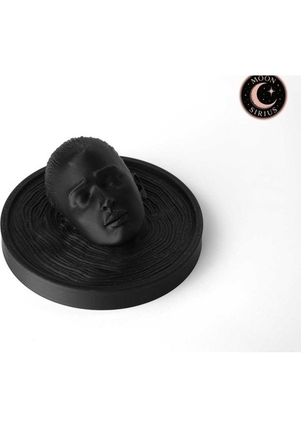 MOON SİRİUS Dekoratif Siyah Meditasyon Temalı Yüzen Kadın Biblo | Modern Sanatsal Masa Üstü Aksesuarı 19x19x9 fiyatları