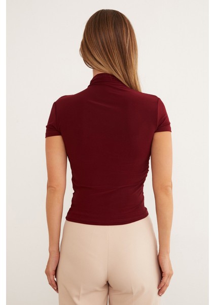 Basic Yanları Büzgülü Bluz fırsatları
