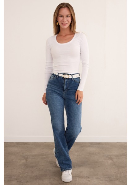 Basic U Yaka Modal Bluz fiyatları