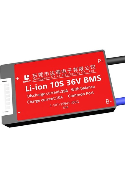 Daly Bms 10S 36V Deşarj 25A -Şarj 10A Balanslı Pil Koruma Modülü