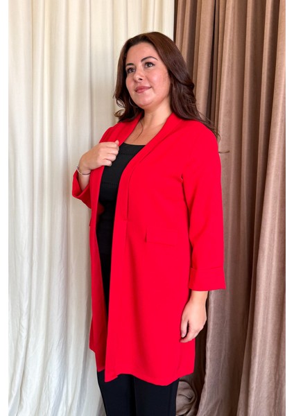 Kadın Büyük Beden Uzun Ceket 2335 fiyatları