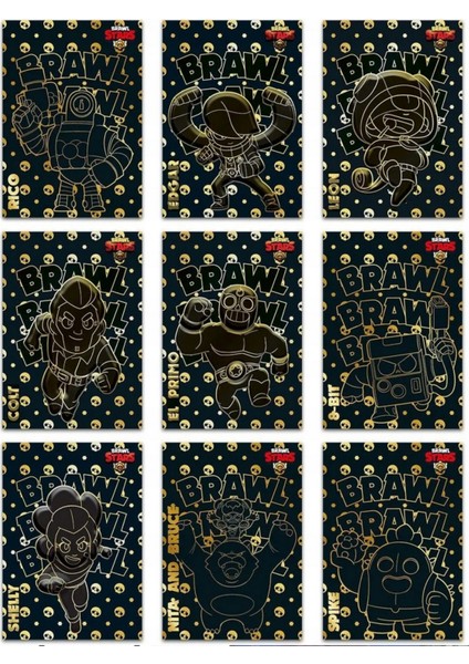 Brawl Stars Panini Resmi Kart Kutusu: 3 Kutu (90 Kart + 9 Limited Edition Kart) fırsatları