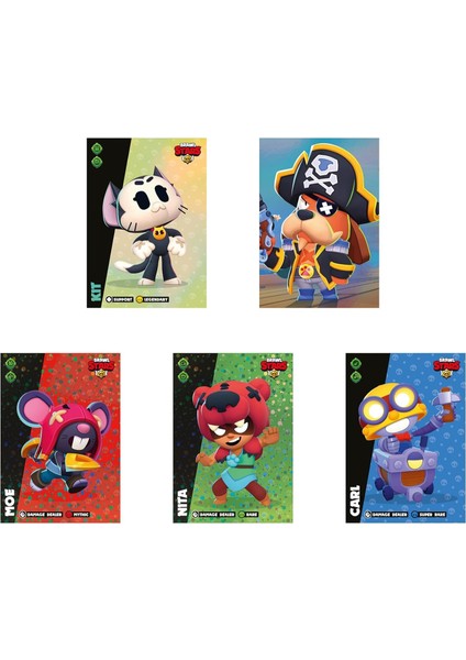 Brawl Stars Panini Resmi Kart Kutusu: 3 Kutu (90 Kart + 9 Limited Edition Kart) indirimleri