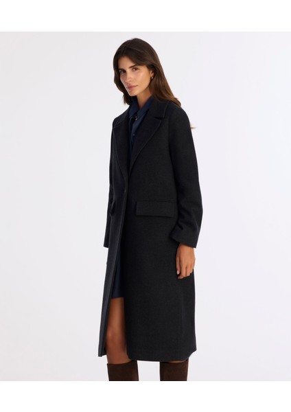 Regular Ceket Yaka Uzun Kol Palto fiyatları