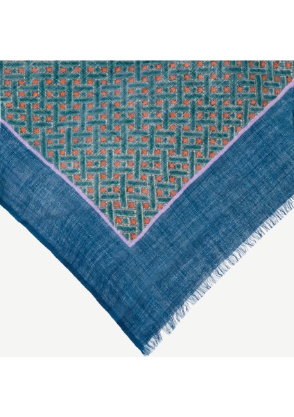 Geometrik Desenli Yün Şal fiyatları