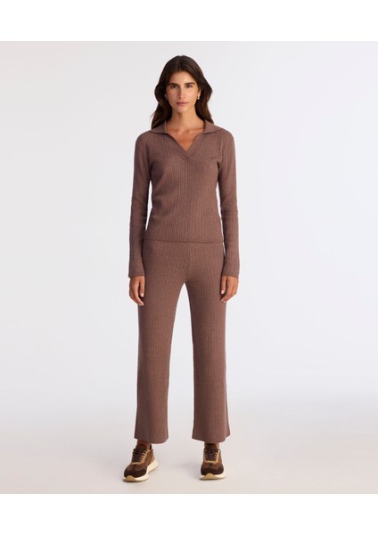 Regular Polo Yaka Uzun Kol Kazak