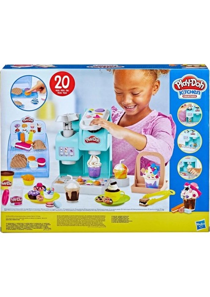 F5836 Play-Doh Süper Renkli Kafe Oyun Seti +3 Yaş