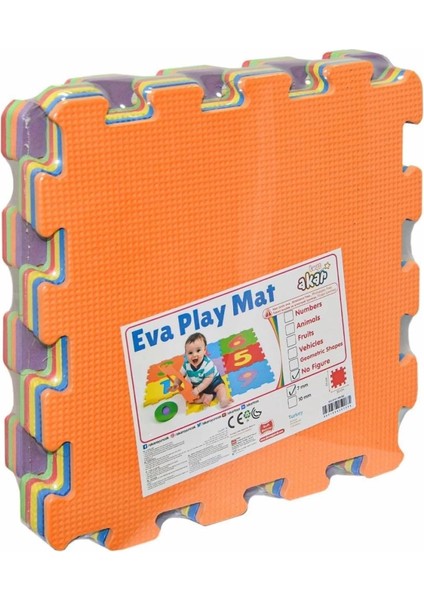 91-006 Eco Eva Yer Matı 33X33-7 mm Düz -Akar