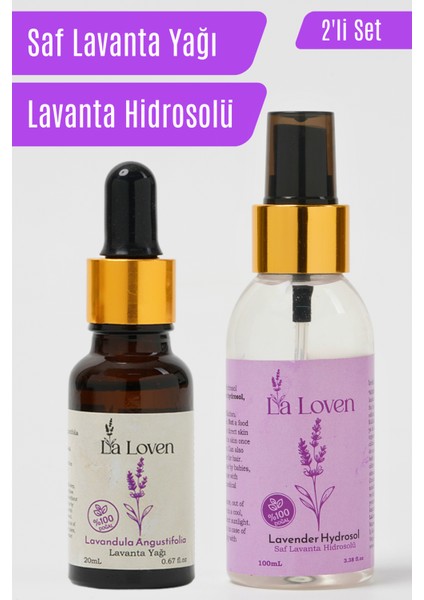 La Loven Saf Lavanta Ikilisi | Lavanta Yağı ve Lavanta Hidrosolü