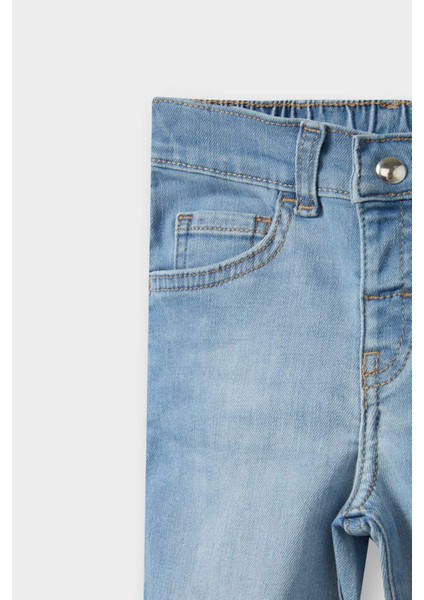 Kız Bebek Straight Fit Jean Pantolon E9518A525AU fiyatları