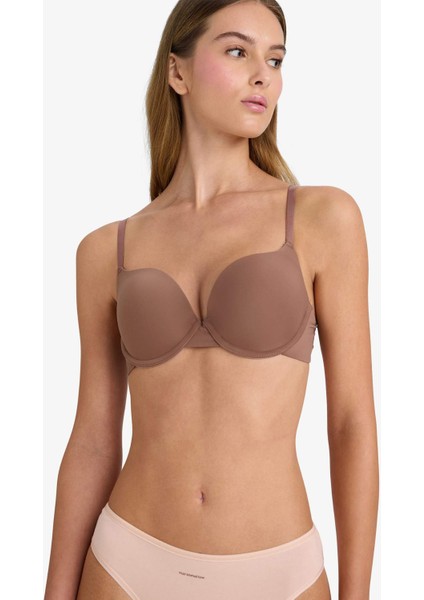 Push Up Micro Kaplı Yarım Dolgulu Balenli Tişört Bra Fall in Love Z3350AZ25AU modelleri