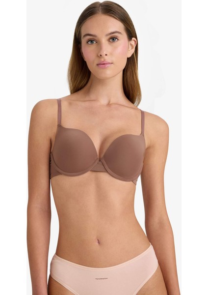 Push Up Micro Kaplı Yarım Dolgulu Balenli Tişört Bra Fall in Love Z3350AZ25AU fırsatları