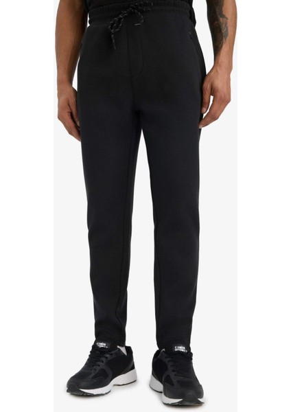 Fit Slim Fit Dar Kesim Fermuarlı Standart Paça Jogger Eşofman Altı S3309AZ25AU