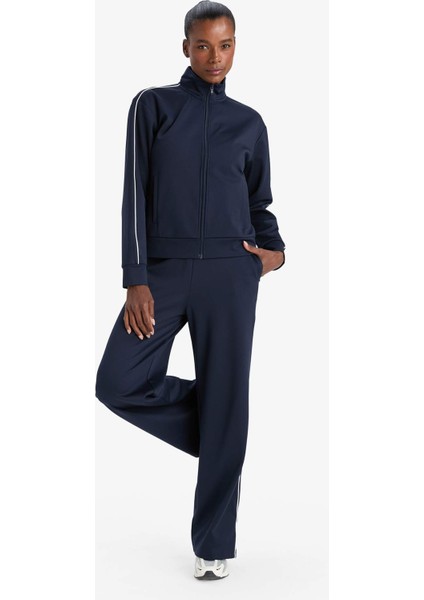 Fit Slim Fit Dar Kesim Dik Yaka İçi Yumuşak Tüylü Fermuarlı Hırka F3844AX25AU fiyatları