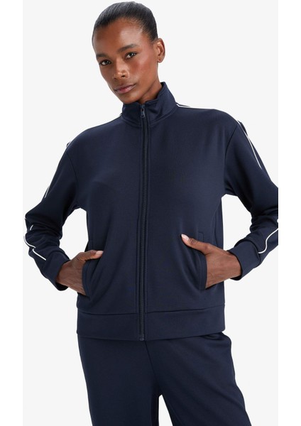 Fit Slim Fit Dar Kesim Dik Yaka İçi Yumuşak Tüylü Fermuarlı Hırka F3844AX25AU modelleri