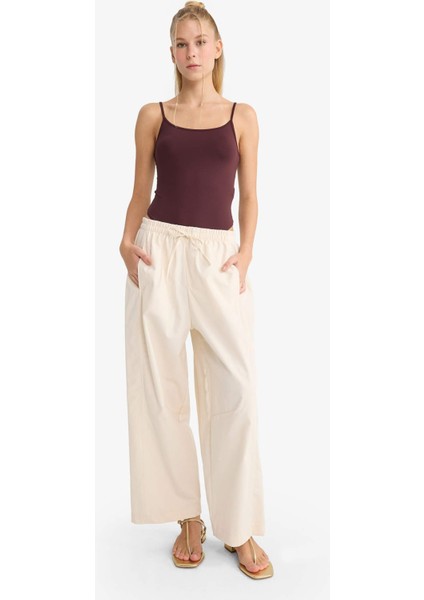 Coool Barrel Fit Normal Bel Gabardin Pantolon F9660AX25AU