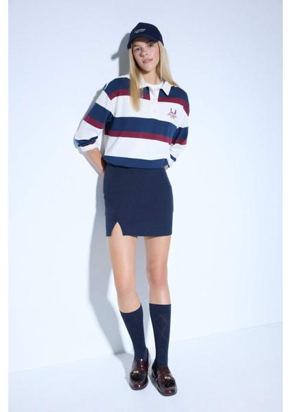 Yüksek Bel Şort Etek F7796AX25AU